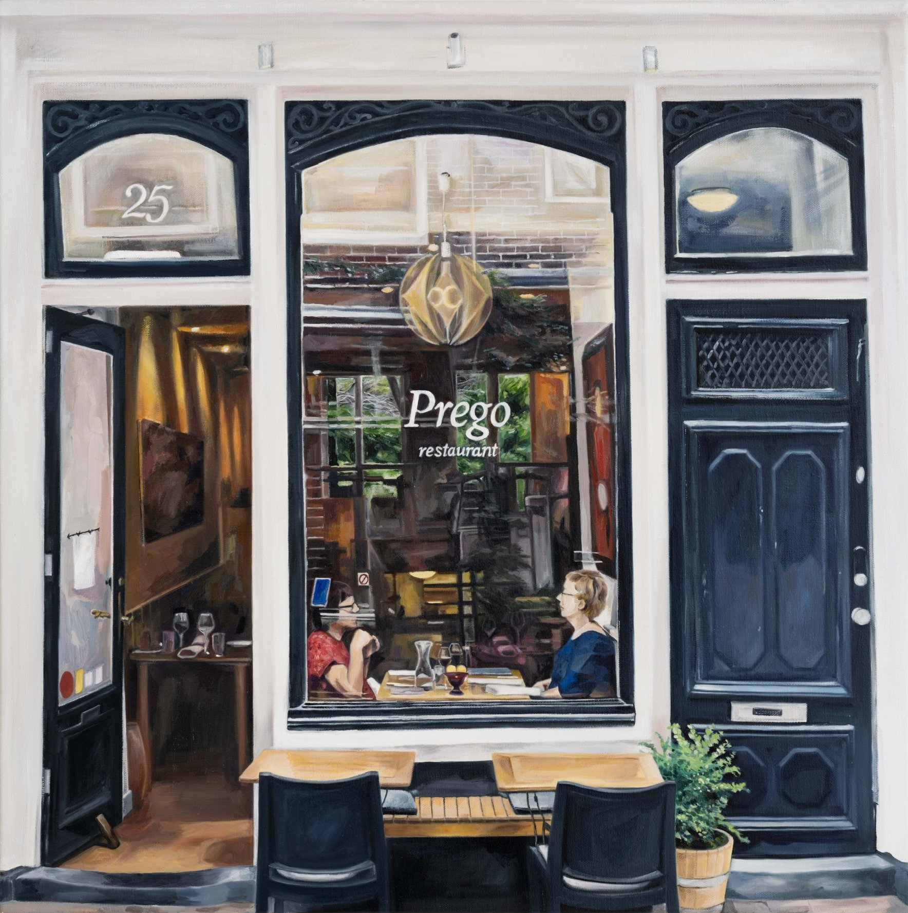 A Restaurant in Amsterdam.